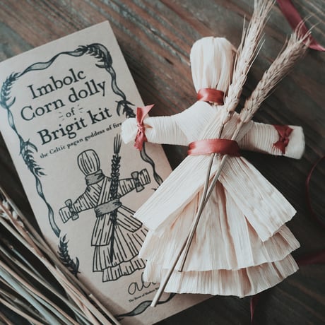 Imbolc Corn Dolly of Brigit Kit / インボルクを祝うブリギッドのコーンドリー