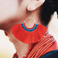 TARISMAN TASSEL EARRINGS