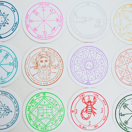 ART MAGICK KIT【THE PENTACLES OF SOLOMON】単品各種 / お得な１箱12枚護符セット
