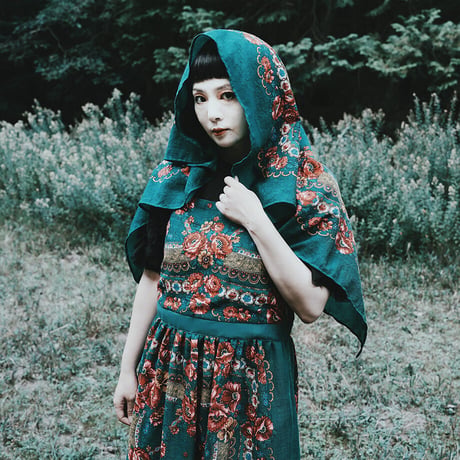 Hedge witch スカーフ 緑