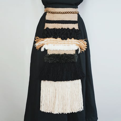 Ritual Apron / 前掛け（ラフィア・麻）