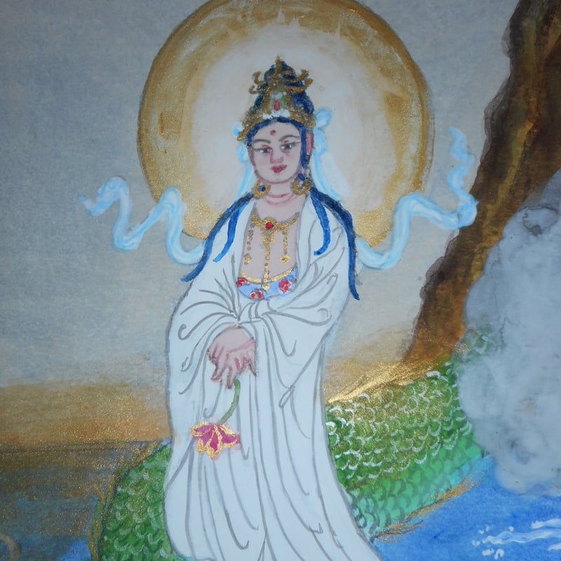 仏教美術 白高麗法隆寺形観音 共箱(K-LC864) 東京国立博物館 - 展示・催し物 展示 本館（日本ギャラリー