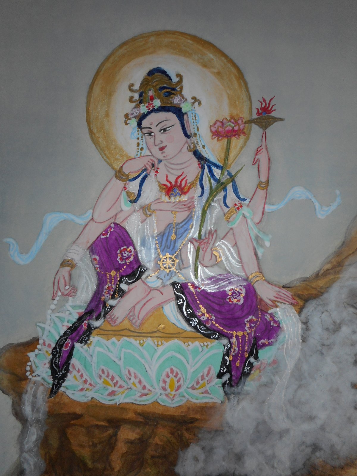 観音天女　芸術 美術 アート 如意輪観音菩薩 第21回 ベラドンナアート展 入選 | 仏教美術