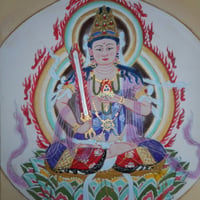 虚空蔵菩薩  　  日本・フランス現代美術世界展　入選作品