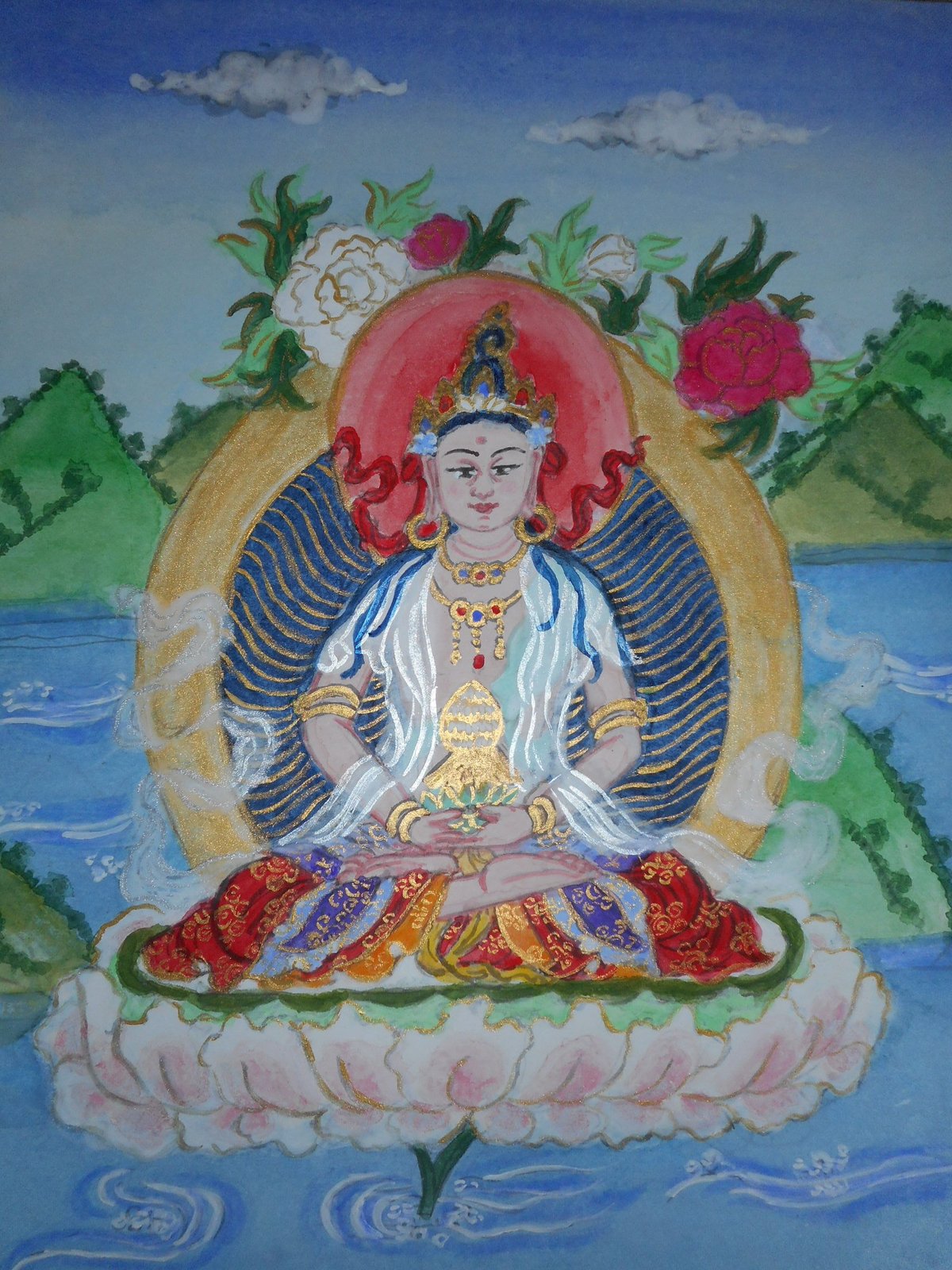 仏教美術 木製 弥勒菩薩 桐共箱 仏教美術 木製 弥勒菩薩 桐共箱