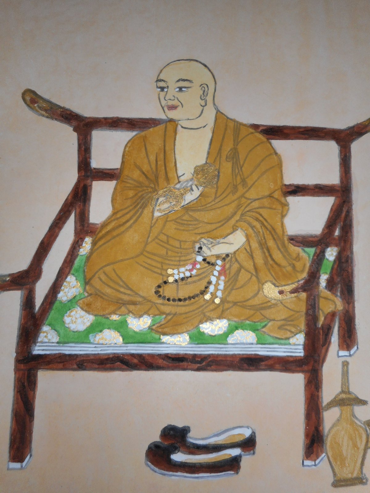 弘法大師/仏画　絵画 5c0049028f0846e2c2db037c44ac31