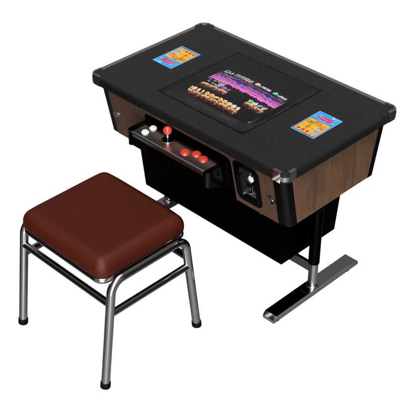 1/12 ARCADE TABLE CABINET (Plastic Model) Easy