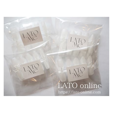 LATO me tips クリア【ミディアムバレリーナ】