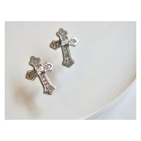 luxury zircon*cross（シルバーダイヤ）