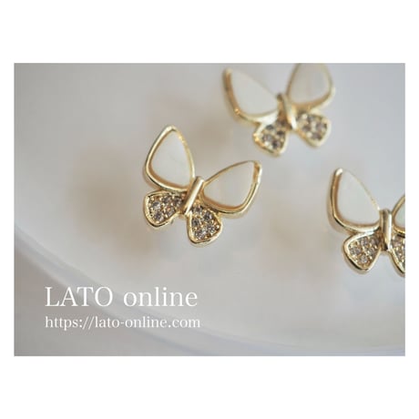 luxury zircon*shell butterfly