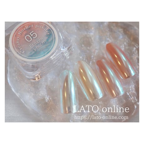 Creamy Sorbet powder（フローズンピーチ）