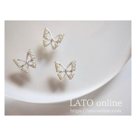 hollow butterfly （パールシルバー）