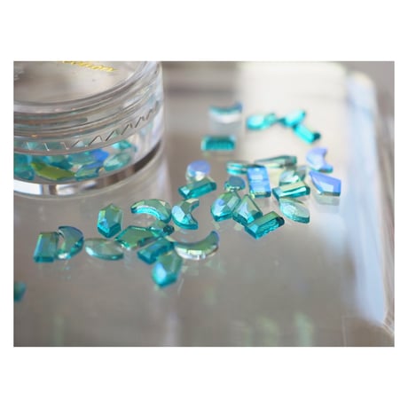 【数量限定】aurora crystal （エメラルドブルー）