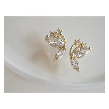 luxury zircon*diamond butterfly（ペア）