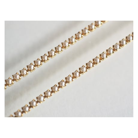 pearl chain（1.5×1.5ゴールド）