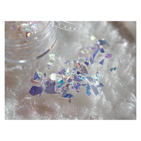 glass holo（オーロラシルバー）