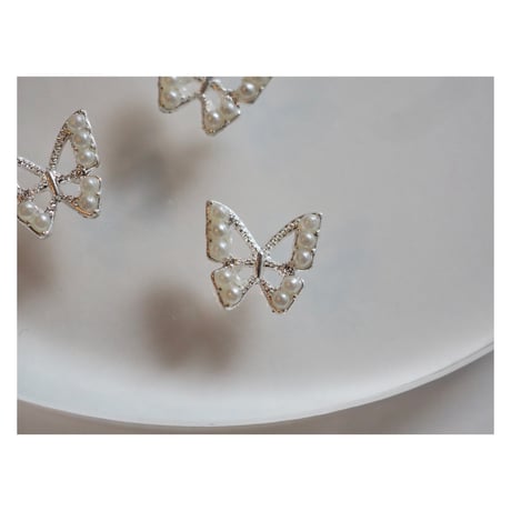 hollow butterfly （パールシルバー）