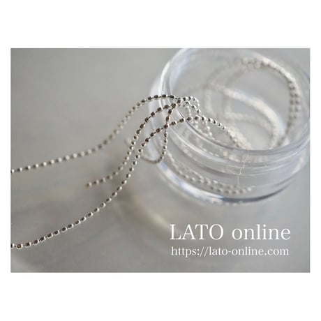 ball chain（シルバー0.8㎜）