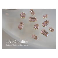 luxury zircon*jewelry box（ライトローズ）