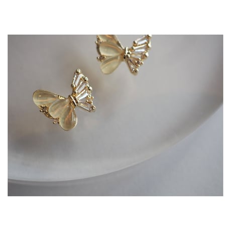 luxury zircon*asymmetry butterfly（02）