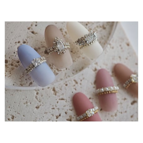 luxury zircon*jewelry box（ライトローズ）