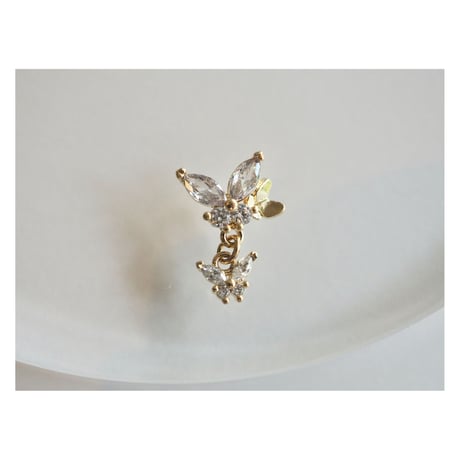 luxury zircon*swinging（バタフライゴールド）