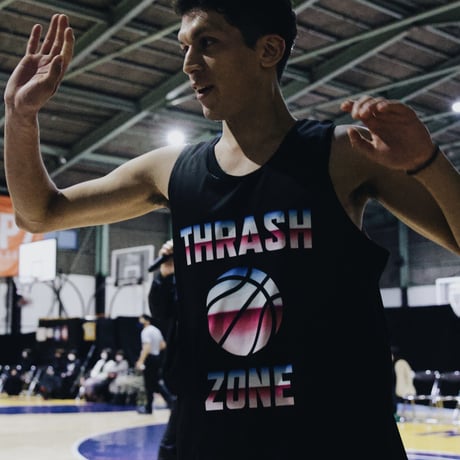 "THRASH" Reversible tank top
