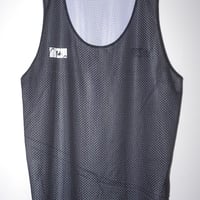 Old school Mesh Reversible Tank "Black x White"