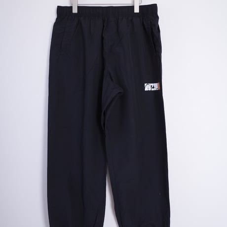 Ryzm Logo nylon pants Black