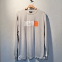 Ryzm Logo DRY L/S Tee "FROST GRAY"