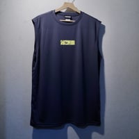 Ryzm Logo "DRY" Sleeveless Shirt 【Grayish Blue】