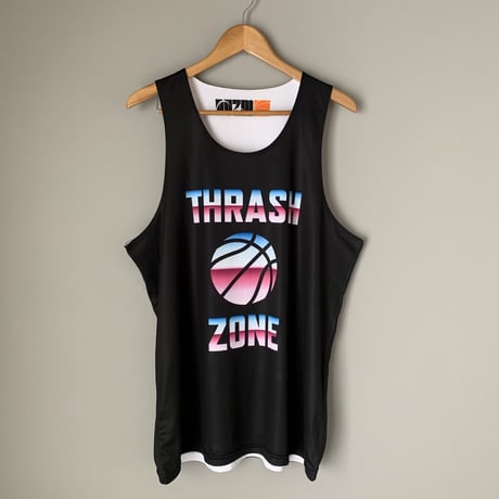 "THRASH" Reversible tank top