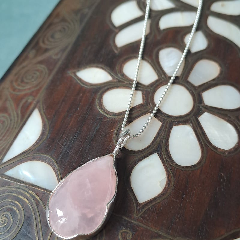 2003 ローズクォーツ ヘリテージ ネックレス ジョージジェンセン