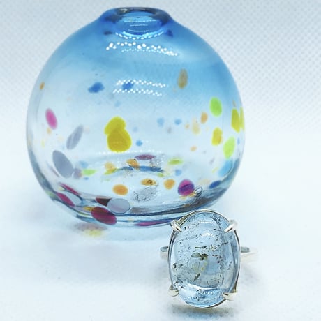 12号ナチュラルブルートパーズ　SVリング