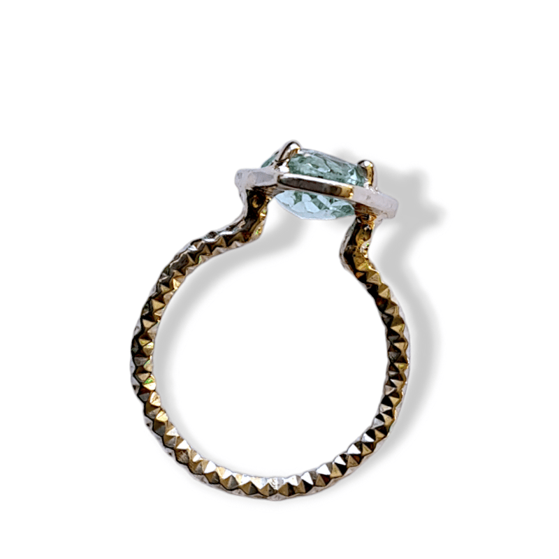 13号 氷の欠片アクアマリン シルバーリング | Le Papillon Jewelry 13号 氷の欠片アクアマリン シルバーリング | Le Papillon Jewelry