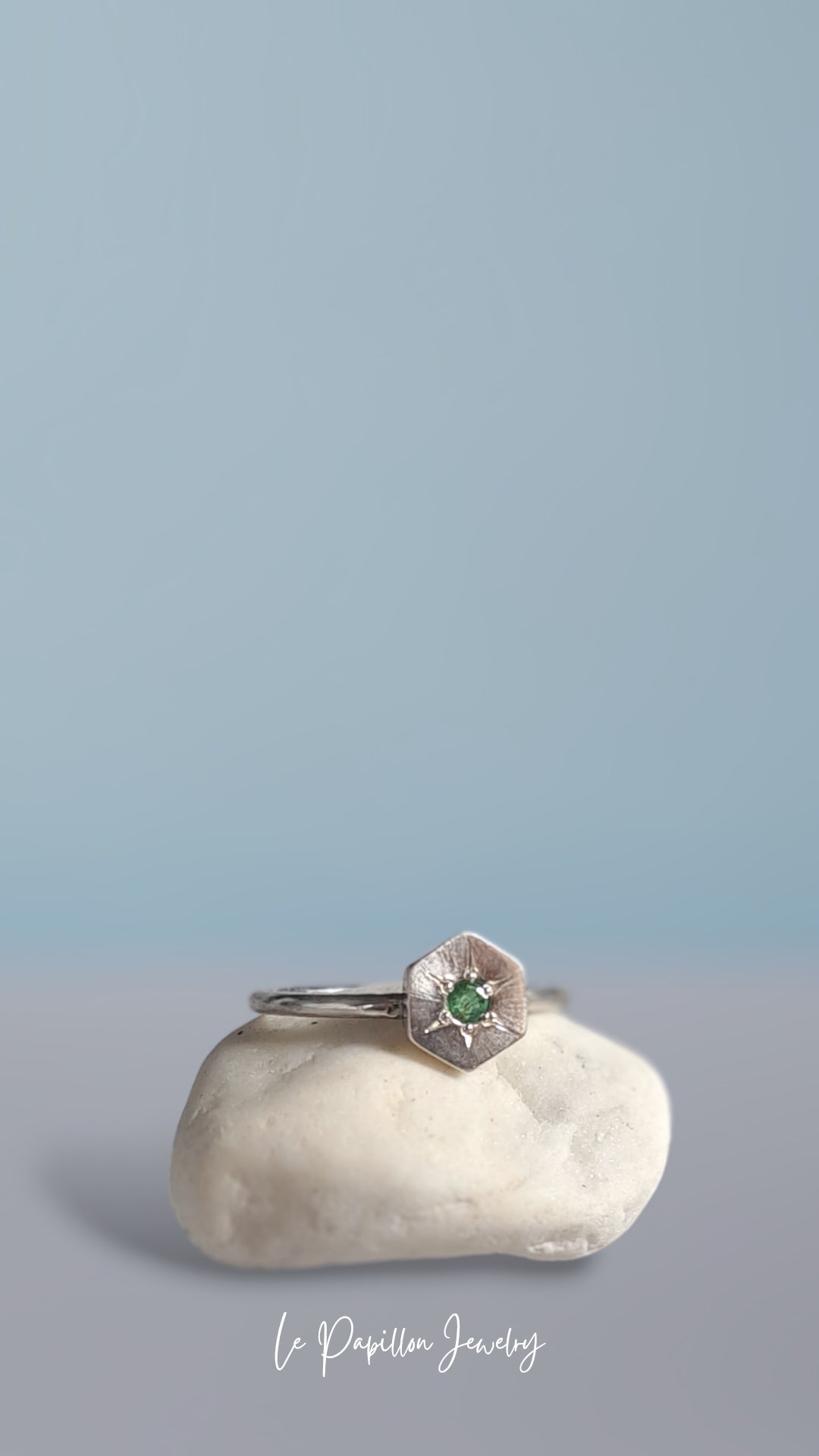 sterling silver エメラルドリング エメラルド リング – GINZA SATAKE