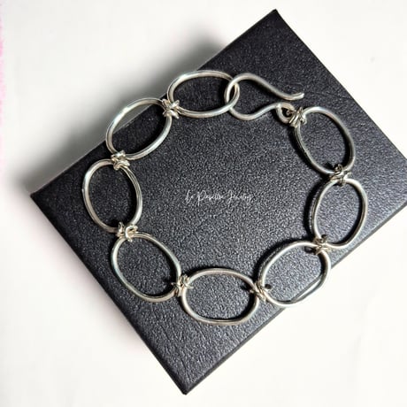 Infini シルバーチェーンブレスレット
