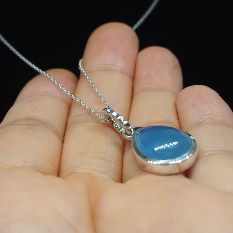 ネックレス sv 950 アクアマリン ネックレス sv 950 アクアマリン