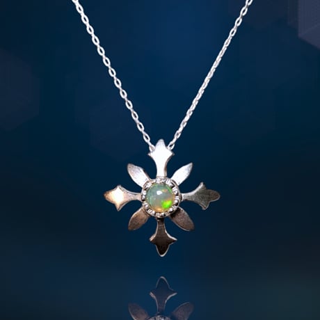 Fleur プレシャスオパール シルバーネックレス