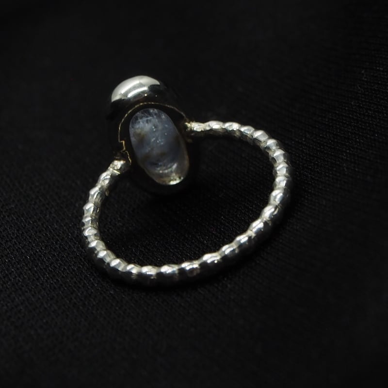 d様 デュモルチェライトインクォーツ リング 14号