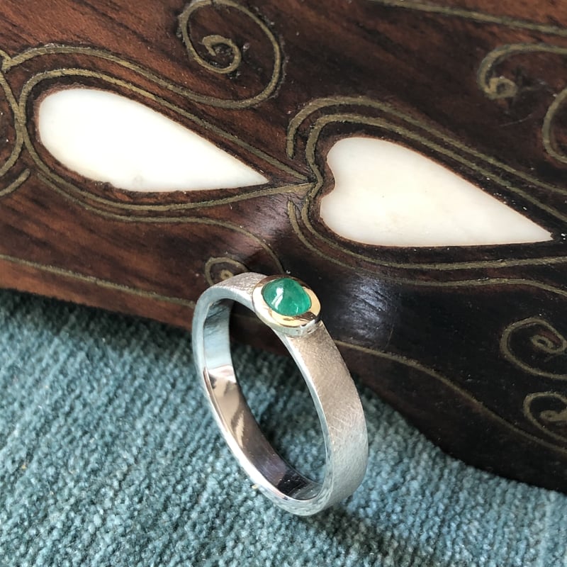 Miyoshi様専有 エメラルドグリーン シルバーリング Amazon | 手作りの925スターリングシルバーリング – 人工