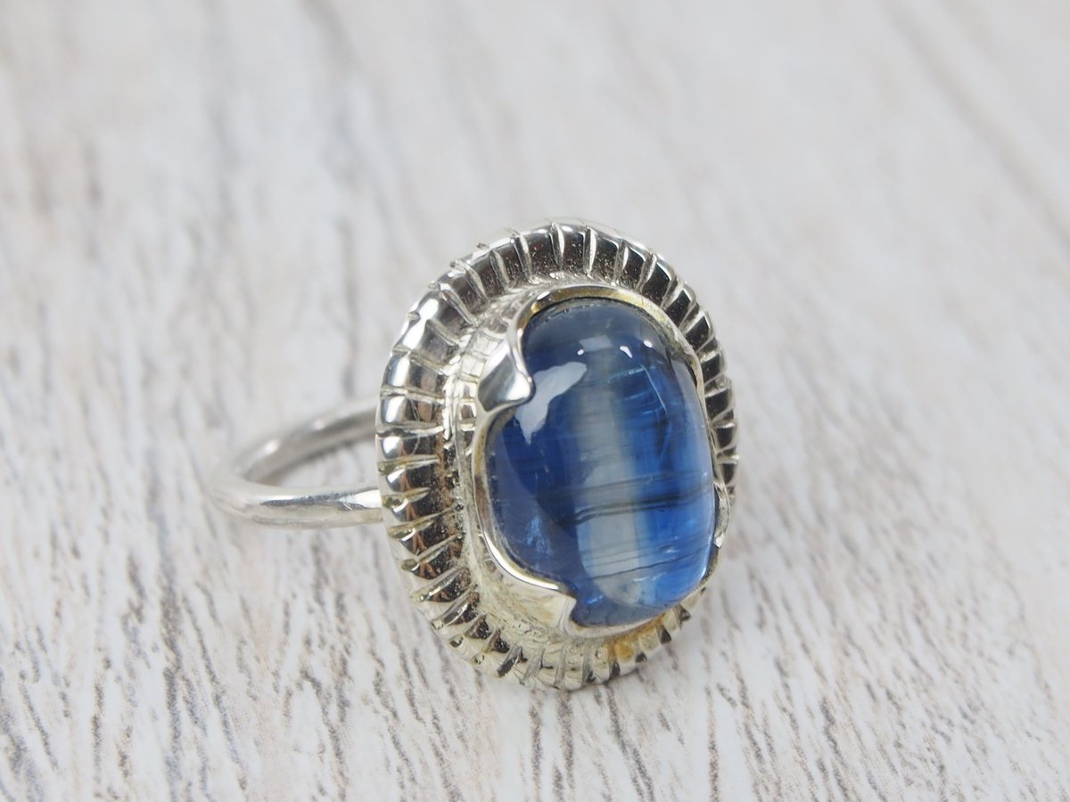 12号上質カイヤナイトSVリング | Le Papillon Jewelry