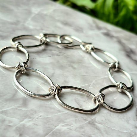 Infini シルバーチェーンブレスレット