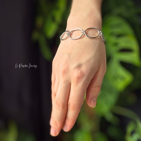 Infini シルバーチェーンブレスレット