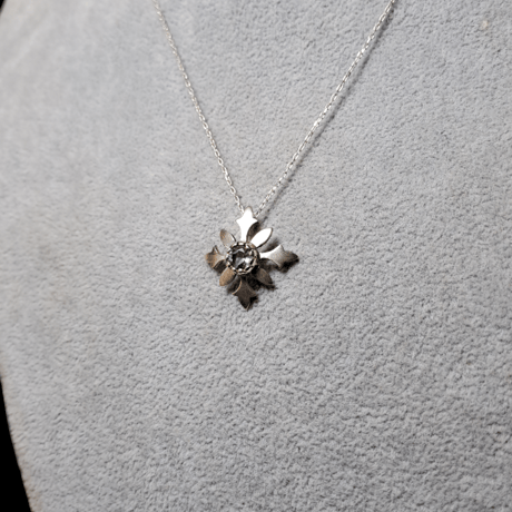 Fleur ブルートパーズ シルバーネックレス
