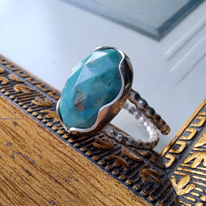 エムズコレクションの指輪 シルバーリング ターコイズシルバーリング