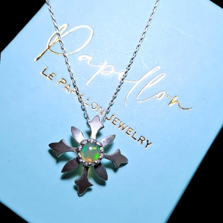 Fleur プレシャスオパール シルバーネックレス