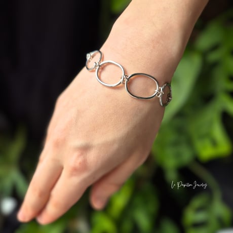 Infini シルバーチェーンブレスレット