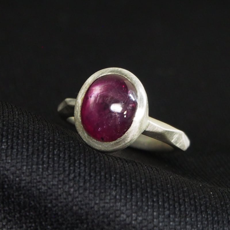 天然スタールビー◇SVリング