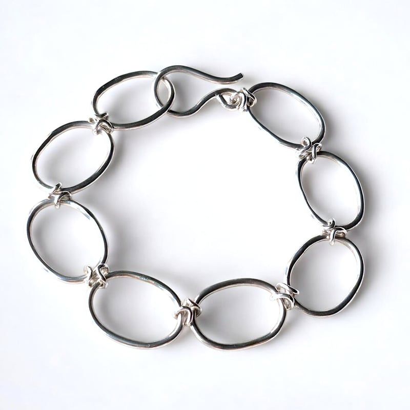 silver950 925 brass インフィニティ チェーン ブレスレット Infini シルバーチェーンブレスレット | Le Papillon Jewelry